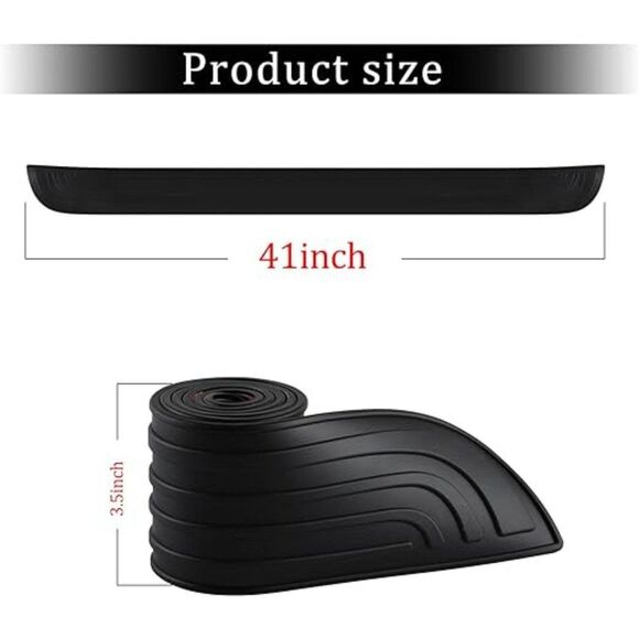 Car Rear Bumper Protector, 41inch x3.5inch Car/SUV Trunk Exterior Accessories - Picture 2 of 3